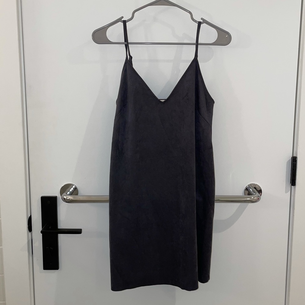 Wilfred Dark Grey Suede Dress